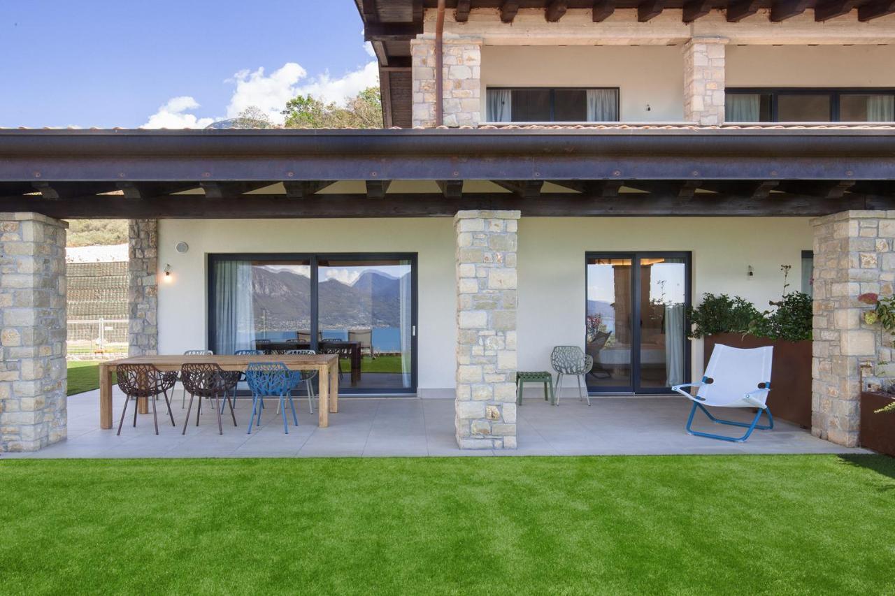 Villa Divina - Apt Icona Con Piscina E Vista Lago Castelletto Di Brenzone Exterior foto